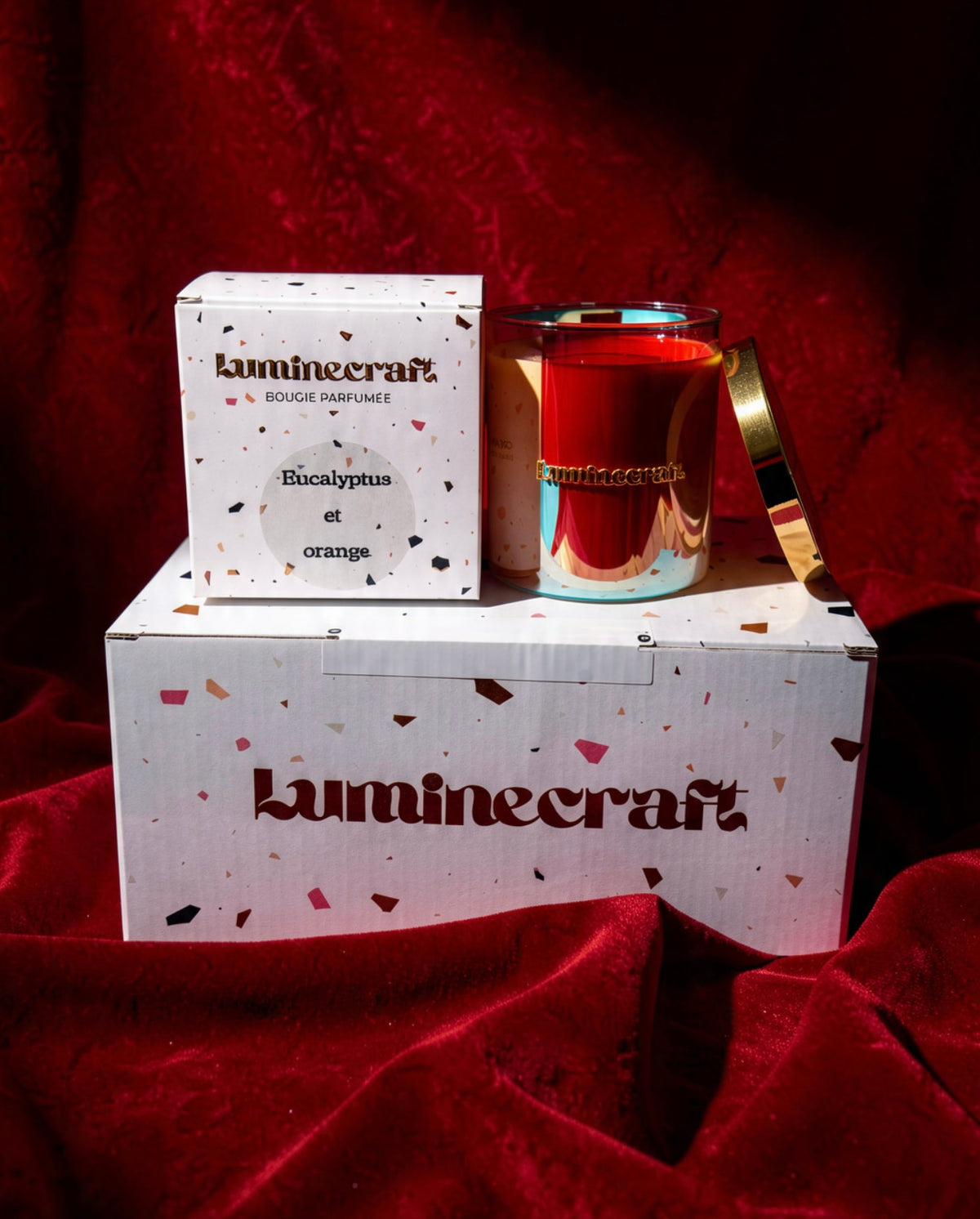 La Bougie Parfumée d'Automne — Senteur Eucalyptus et Orange