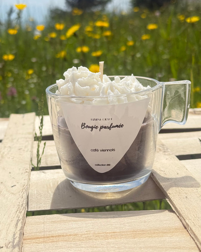 Bougie Parfumée – Café Viennois & Chantilly Vanillée