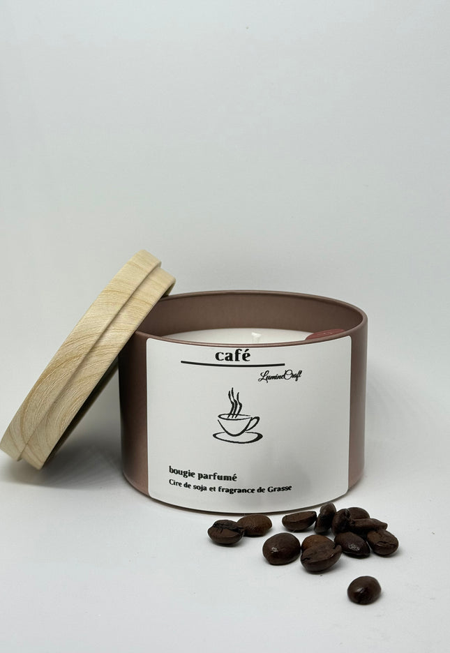Bougie Parfumée – Café Intense