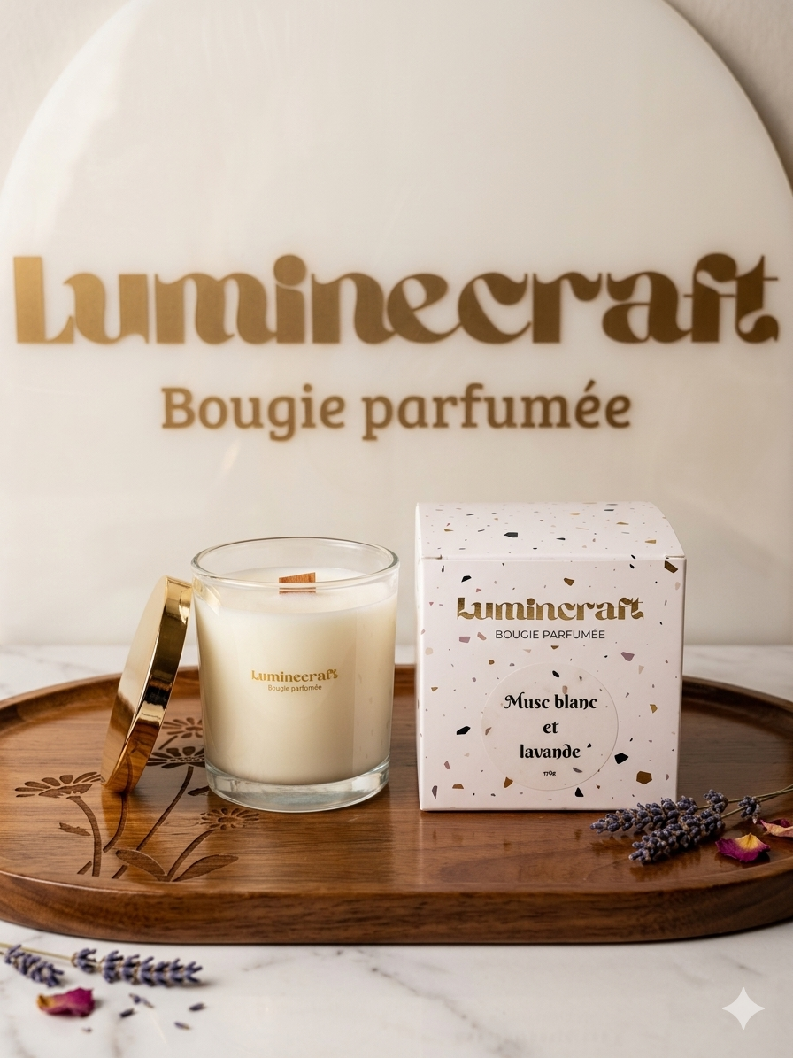 Musc Blanc et Lavande 170g