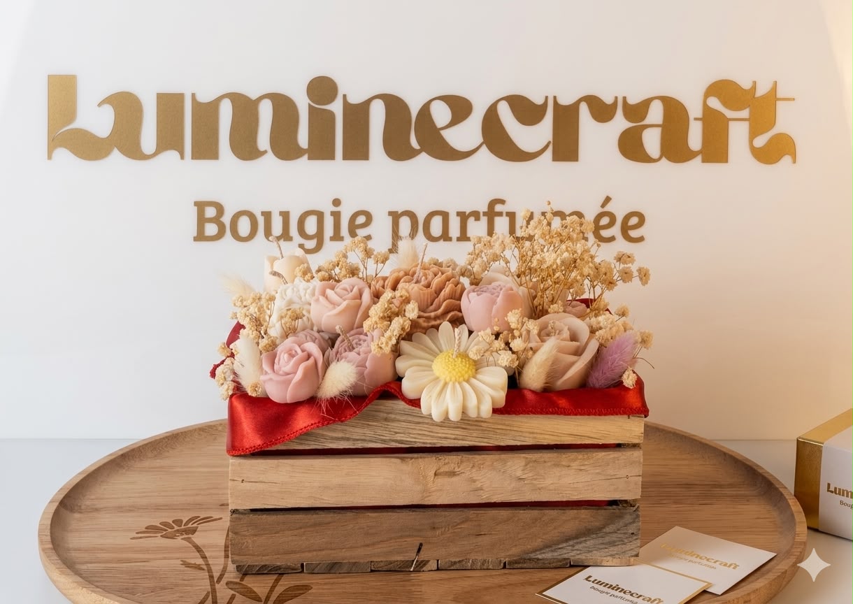 La Box Fleurie "Luminecraft" – Un Jardin Olfactif Éternel